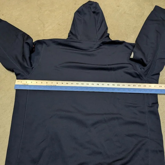 Nike Therma Fit Denver Broncos Navy Hoodie Men's XXL - Picture 8 of 9